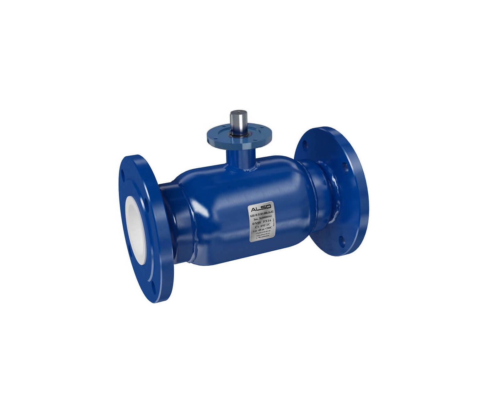 Купить КРАН ШАРОВОЙ ALSO КШФПР RS ДУ 100 РУ 1,6 СТ.09Г2С wodoprovod.ru