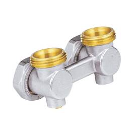 Узел ниж/п Ду20 Ру10 3/4x3/4&quot; ЕК угл двухтр Aquasfera 5013-01, фото 