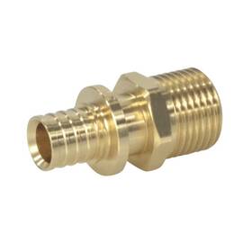 Муфта PE-X лат аксиал Дн25х3/4&quot; НР РОС, фото 