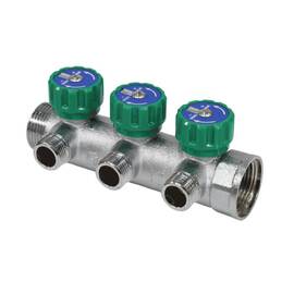Коллектор лат клап рег 1" м/р 3в 1/2" ПУ н/р 45мм M110 SantechSystems, фото 