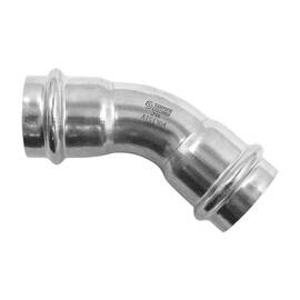 Отвод нерж AISI304 Дн18 х45гр пресс FS101 SantechSystems, фото 