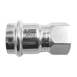 Муфта нерж AISI304 Дн42х1 1/2" пресс/ВР FS144 SantechSystems, фото 