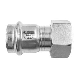 Муфта нерж AISI304 Дн18х1/2&quot; пресс/нак/г FS145 SantechSystems, фото 