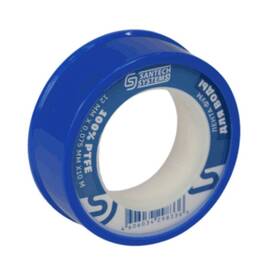 Лента ФУМ PTFE катушка 12ммх0,075ммх10м вода FU10 SantechSystems, фото 