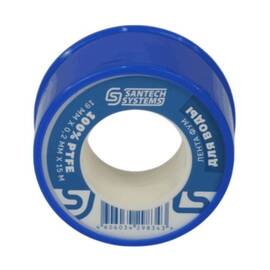 Лента ФУМ PTFE катушка 19ммх0,2ммх15м вода FU10 SantechSystems, фото 