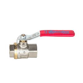 Кран шар лат 1001 Euro нк Ду40 Ру16 м/м полн рыч Aquasfera 1001-05, фото 