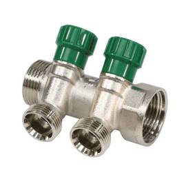 Коллектор лат клап рег 1" м/р 2в 3/4" ЕК н/р 36мм M211 SantechSystems, фото 
