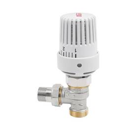 Клапан термостат лат RTL 1/2&quot;x3/4&quot;ЕК р/р Ру10 угл Ogint, фото 