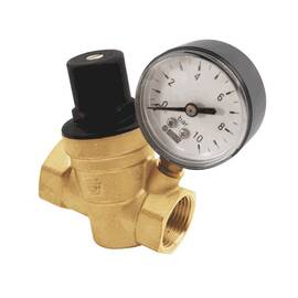 Регулятор давл мемб РДФ R202 Ду15 Ру16 м/м Рн1-6 с маном SantechSystems, фото 