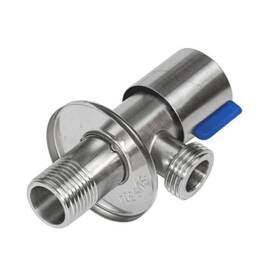 Кран угл нерж быт с/отр V230 G1/2&quot;х3/4&quot; Ру10 р/р флк SantechSystems, фото 