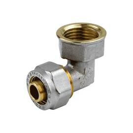 Угольник МП обж лат Дн20х3/4&quot;х90гр ВР Aquasfera 7007-04 ., фото 