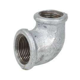 Угольник чуг перех оц Ду25х20 (1"х3/4") м/м Fittex, фото 