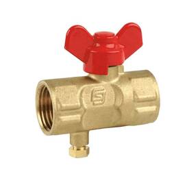 Кран д/ман шар лат 11б27п(м)1 G1/2"-М20х1,5 Ру16 м/м баб крМ SantechSystems, фото 