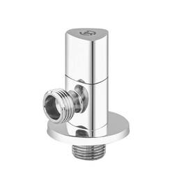 Вентиль угл лат быт с/отр G1/2"х3/8" Ру16 р/р мах треуг блистер Aquasfera 1070-13, фото 