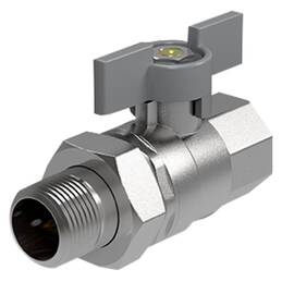 Кран шаровый Royal Thermo EXPERT 3/4", НГ, бабочка, фото 