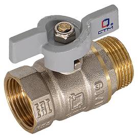 Кран шар. для воды 3/4" г/ш бабочка CTM СТАНДАРТ CWFMB034, фото 