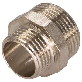 Ниппель переходной 1/2"x3/8" ш/ш CTM, фото 
