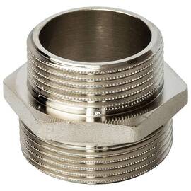 Ниппель НН переходной никелированный 1"1/2X1"1/4 SFT-0004-112114 STOUT, фото 