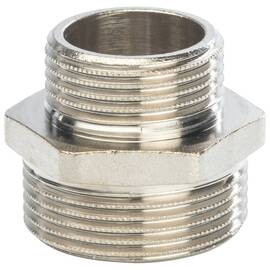 Ниппель НН переходной никелированный 1"1/4X1" SFT-0004-001141 STOUT, фото 
