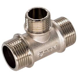 Тройник CTM переходной ш/ш/ш 3/4"x1/2"x3/4", фото 