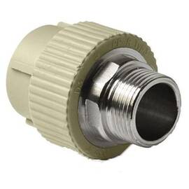 Муфта TEBO сер. PP-R комбинированная 20x3/4" НР (20/120), арт. 031020603, фото 