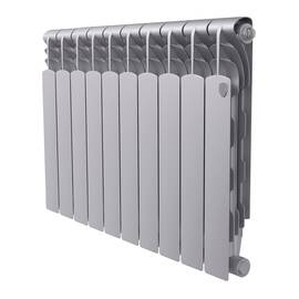 Радиатор Royal Thermo Revolution Bimetall 500 2.0/Silver Satin – 10 секц., фото 