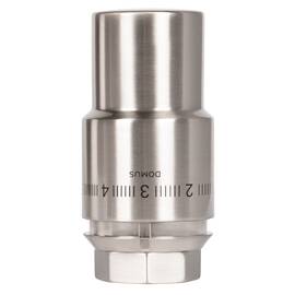 Термоголовка жидкостная Royal Thermo Design PRO М30х1,5 (матовый никель), фото 