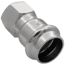 Соединитель VIEIR прямой нерж. сталь с вн.р. 18×1/2" VER-PRO (70/5), фото 