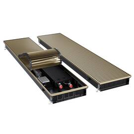 Конвектор внутрипольный Royal Thermo ATRIUM TURBO-80/300/2600-DG-U-AU, фото 