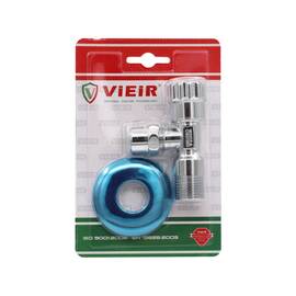 Вентиль VIEIR угловой 1/2"x3/4" хром. с отражалелем (120/1) VER58, фото 