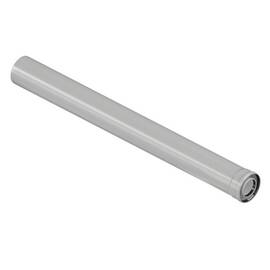 Удлинитель коаксиального дымохода раструбн. Royal Thermo 80/125, 1000 мм для конденсационных котлов, фото 