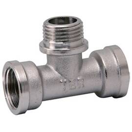 Тройник VIEIR ВНВ 1/2"х1/2"х1/2" никел. TFHFN333, фото 