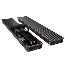 Конвектор внутрипольный Royal Thermo ATRIUM TURBO-80/250/2400-DG-U-BL, фото 