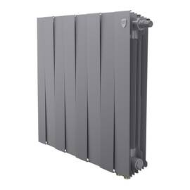 Радиатор Royal Thermo PianoForte 500 Silver Satin VDR80 - 8 секц., фото 