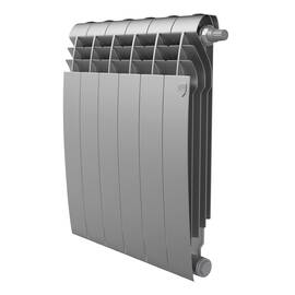 Радиатор Royal Thermo BiLiner 500 Silver Satin VR80 - 6 секц., фото 