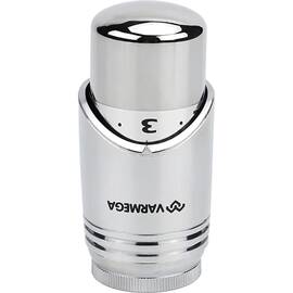 Головка термостатическая VARMEGA, серия VM112, M30х1.5, хромированная, фото 