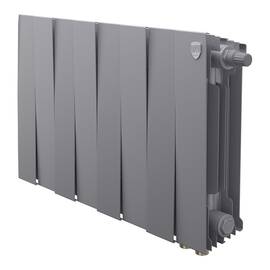 Радиатор Royal Thermo PianoForte 300 Silver Satin VDR80 - 8 секц., фото 