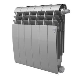 Радиатор Royal Thermo BiLiner 350 Silver Satin VR80 - 6 секц., фото 