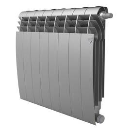 Радиатор Royal Thermo BiLiner 500 Silver Satin VR80 - 8 секц., фото 