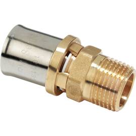 Муфта-пресс Giacomini латунь НР 26х3/4", RM107Y049, фото 