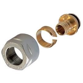 Переходник Giacomini МП латунь Дн 16х2,0х1/2" с евроконусом, R179EY055, фото 