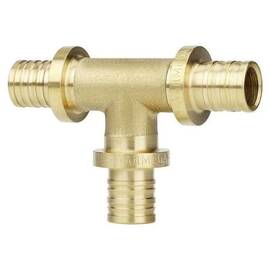 Тройник VARMEGA Slide-fit равносторонний, 16, аксиальный, латунь, VM50411, фото 
