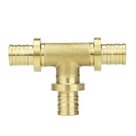 Тройник VARMEGA Slide-fit равносторонний, 32мм, аксиальный, латунь, VM50414, фото 