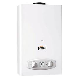 Водонагреватель газовый Ferroli VERONA 11 D(NG) проточный, настенный, откр. кам. сгор., фото 