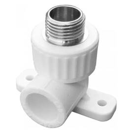 Угол VALFEX 20х3/4" НР (45/15), белый, фото 
