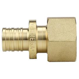 Муфта VARMEGA Slide-fit переходная (переходник) ВР, 16х3/4", аксиальная, латунь, VM51312, фото 