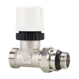 Клапан радиаторный VARMEGA 1/2" x 3/4"EK термостатический прямой с самоуплотняющимся полусгоном VM10, фото 