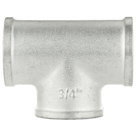 Тройник ELSEN ВВВ 3/4" 3/4" 3/4" TIN латунь равнопроходной, фото 
