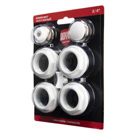Комплект монтажный Royal Thermo 1”х 3/4" белый, фото 