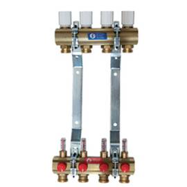 Комплект коллекторного узла Giacomini 1" x 3/4"E /8, R553KY068, фото 